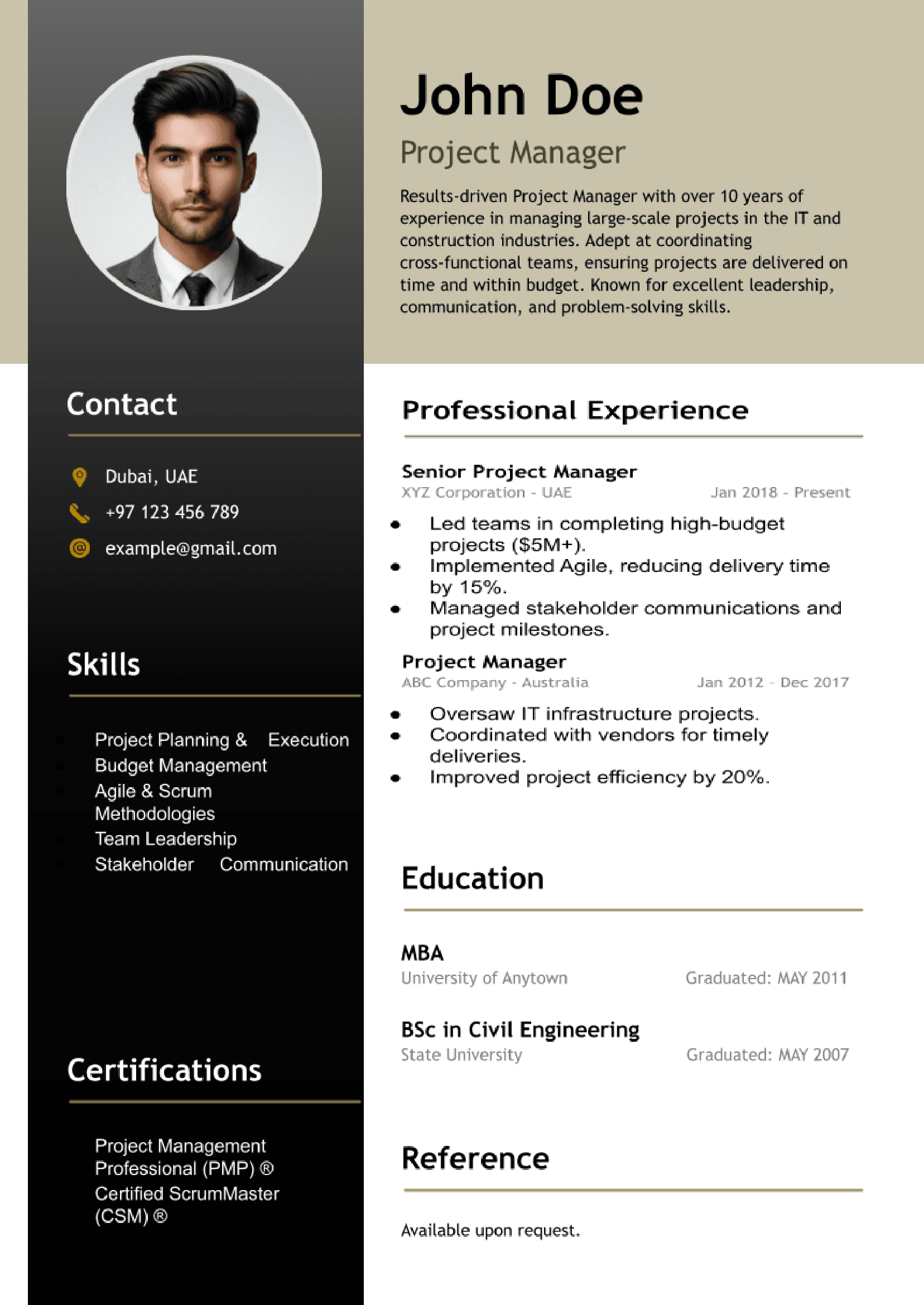 Executive Resume